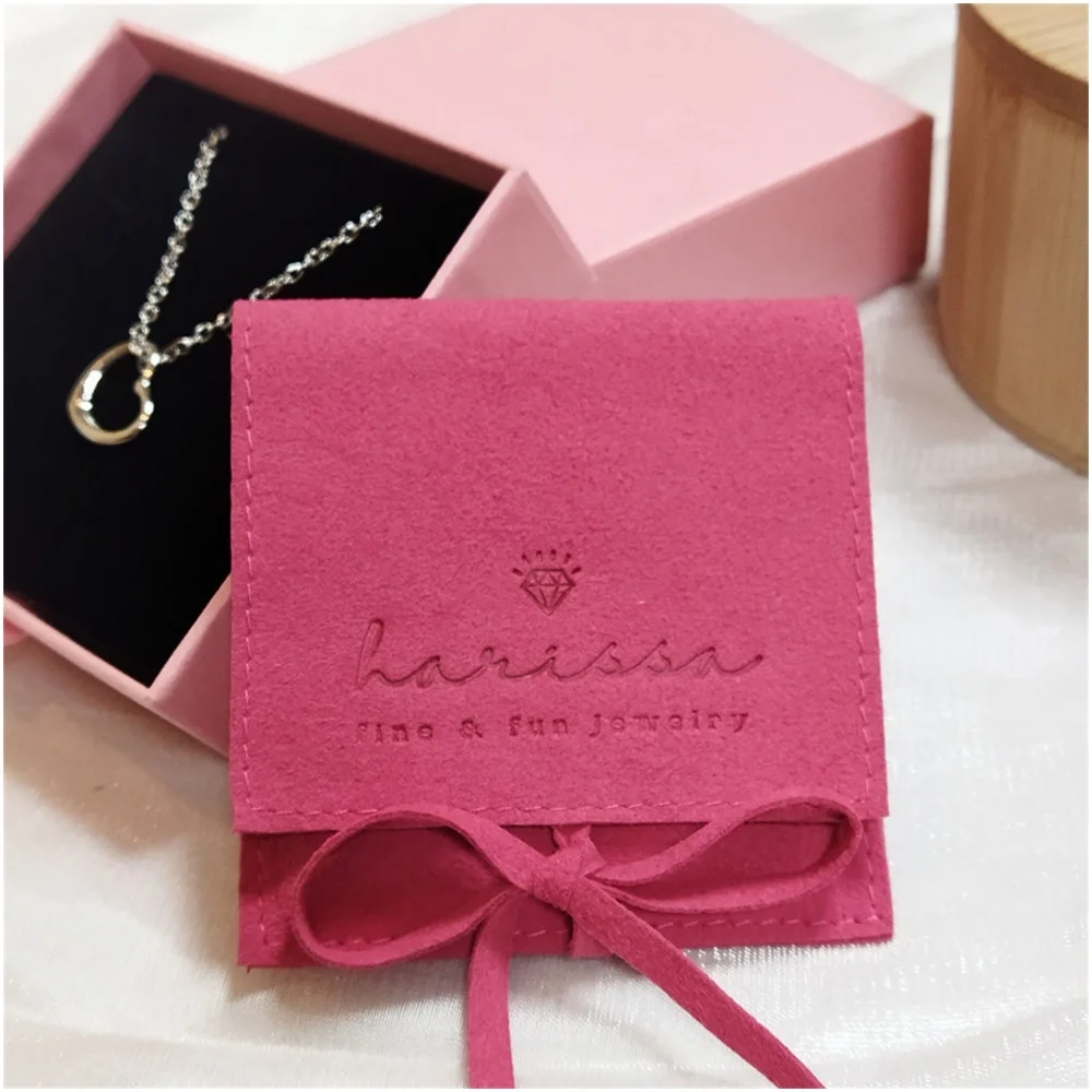 

50 упаковок, модная женская портативная дорожная коробка для ювелирных изделий с сумкой-защелкой, ожерелье с логотипом, кольцо, серьги, коробки для хранения ювелирных изделий