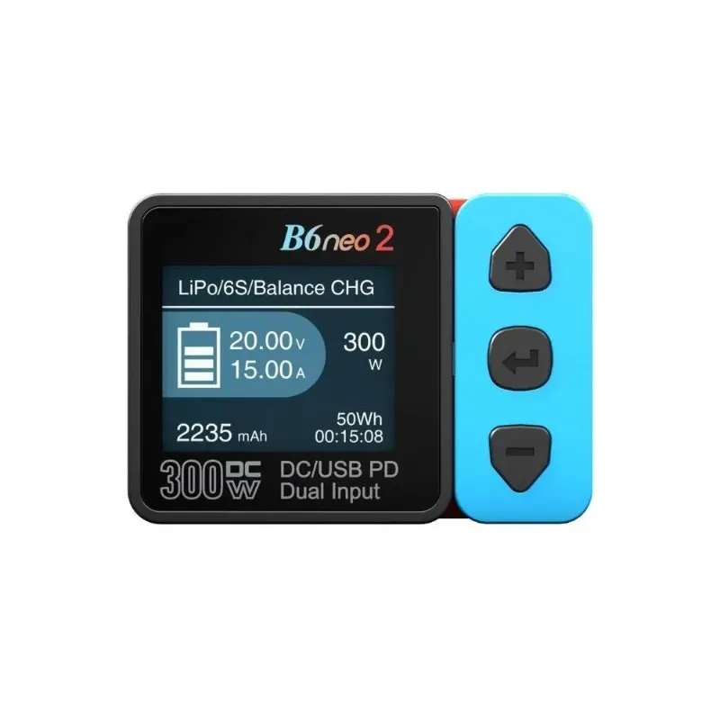 B6neo 2 DC 300W 15A PD Dual Input Multi Functional Smart Charger For RC Model Aircraft Vehicle Parts