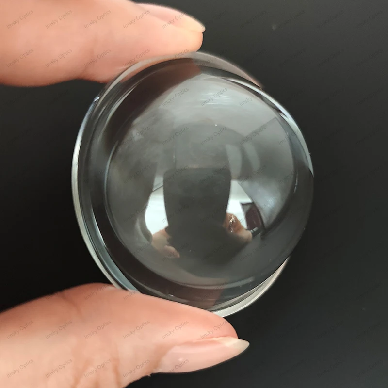 

12.5-66mm Diameter Optical Acrylic Plano-convex Strong Flashlight LED Focusing Flashlight Magnifying Glass Convex Lens