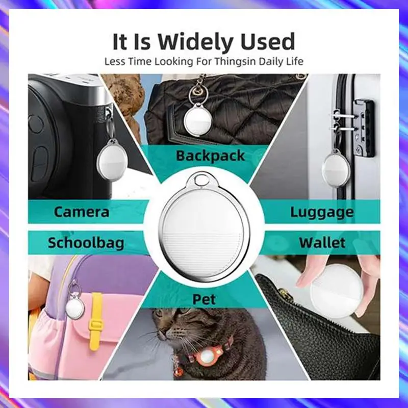 

A24U Portable Mini GPS Tracker System For Kids Pets Keys Anti-Lost Reminder For Find My App Tag Locator