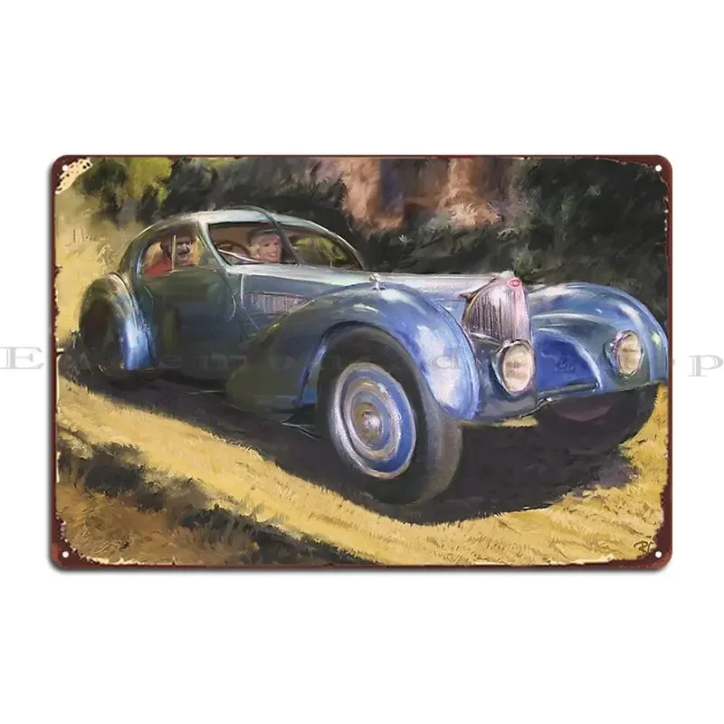 A Sunday Drive In Tuscany Metal Sign Printing Living Room Wall Mural Designer Wall Cave Tin Sign Poster