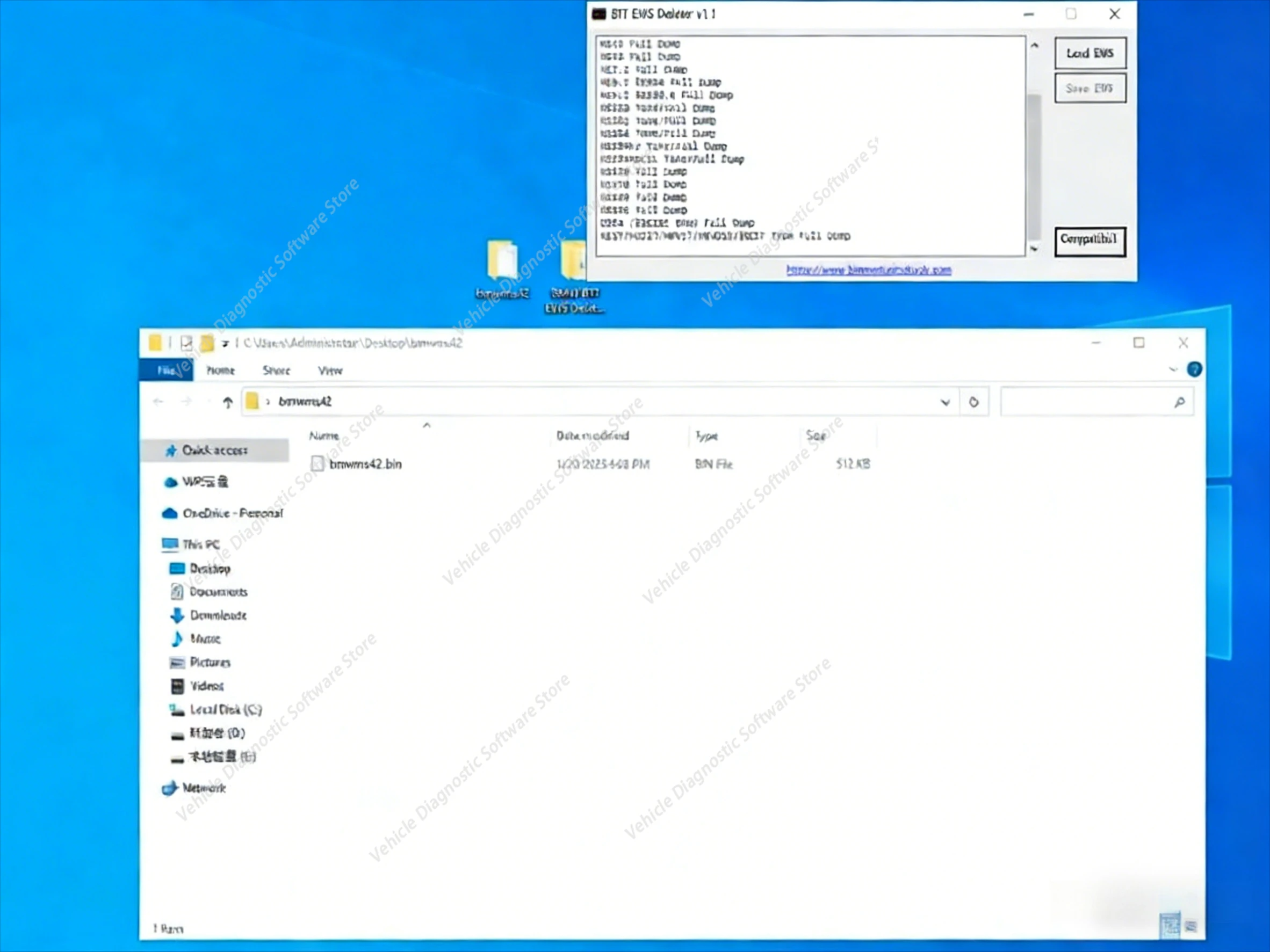 For BMW IMMO OFF, BTT EWS Deleter Program + Enigma Patcher v1.3 Support MS41-45 ME7.2 ME9.2 MSS54 ME17/MED17/MEV17/MEVD17/EDC17
