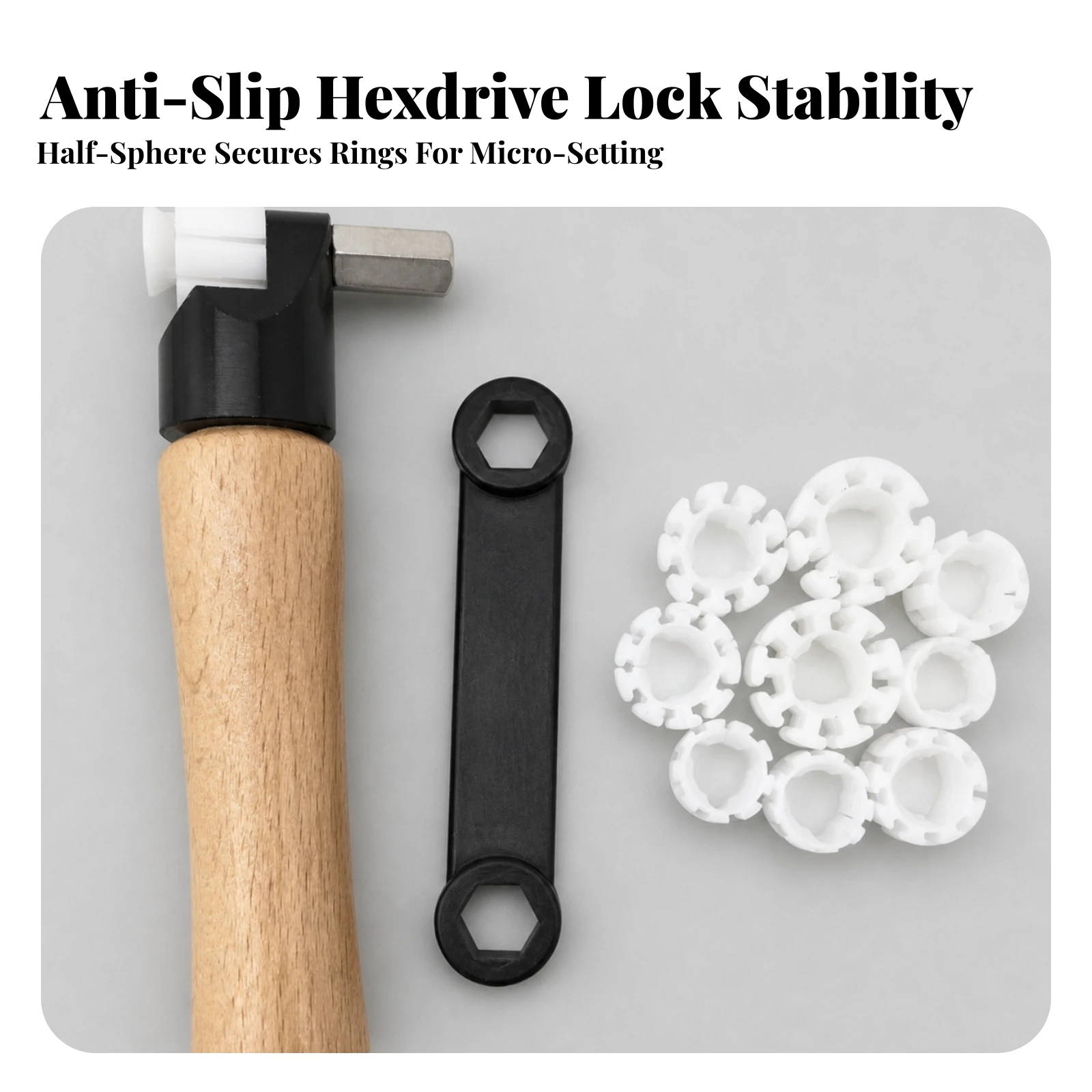 Band-Setting Clamp Precision Jewelry Band Clamp Holder Ergonomic Tool Handheld for Jewelers