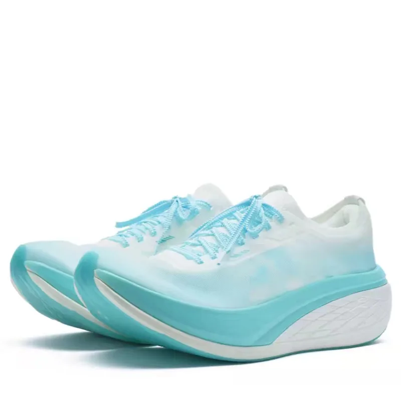Zapatos profesionales para correr para hombre, zapatos atléticos transpirables, zapatos para caminar, calzado deportivo hueco, calzado para correr al aire libre con placa de carbono para hombre