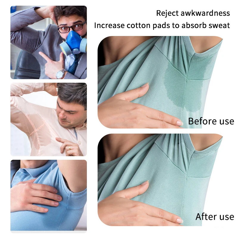 تحت الإبط امتصاص العرق وسادة سترة شبكة التجفيف السريع تي شيرت شكل تنفس العرق امتصاص مكافحة العرق وصمة عار الحليب الحرير