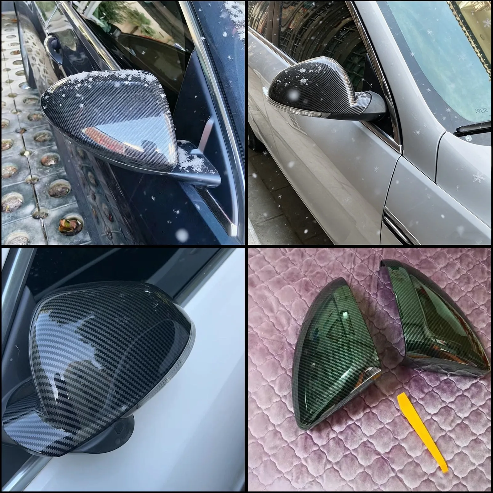

Car Styling For Opel Insignia 2009-2019 Rearview Mirror Cover Cap Housing Trim Decorative Auto Parts Accessories