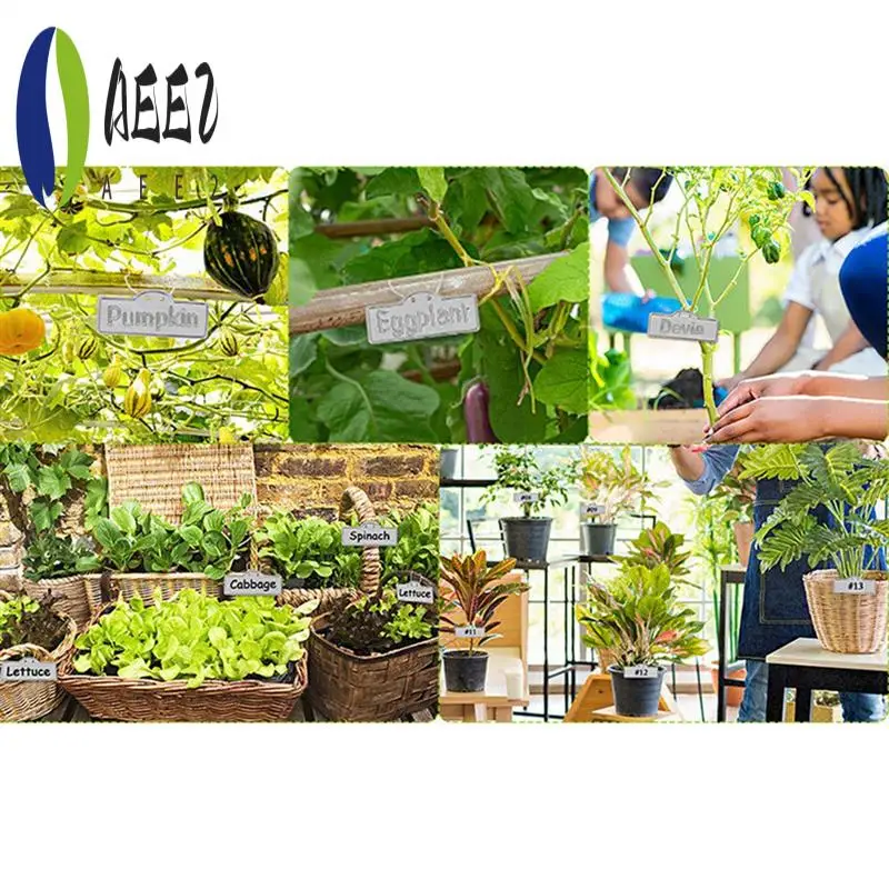 

AEE2-металлические этикетки для растений, металлические бирки для растений, бирки для деревьев, металлические бирки для растений для наружного сада, водонепроницаемые металлические бирки