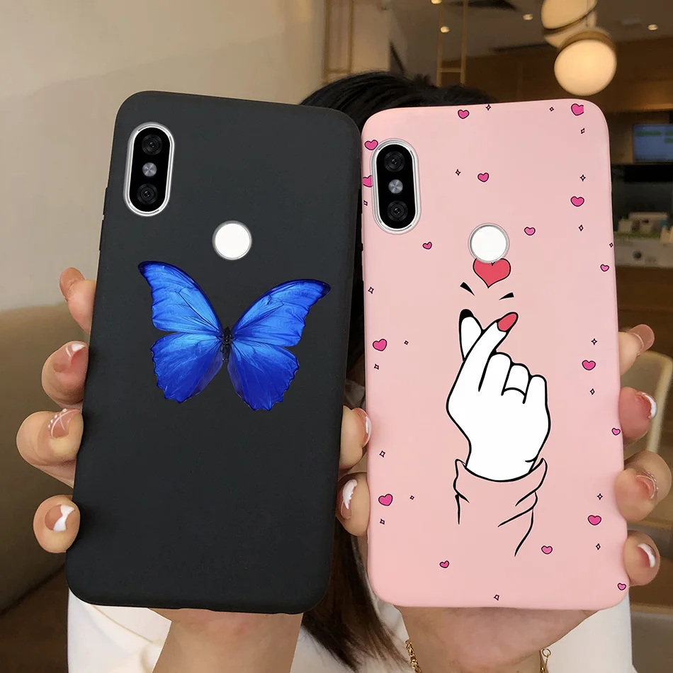 For Xiaomi Redmi Note 5 5 Pro Phone Case Funny Silicone Matte Shockproof Back Cover For Redmi Note5 Pro 5Pro Capa Funda Bumper