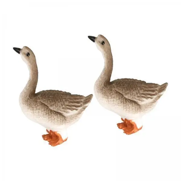 3x Toy Plastic Home Decor Ornaments Playset Simulation Animal Model Action Figurines Miniature for Display Early Education Kids