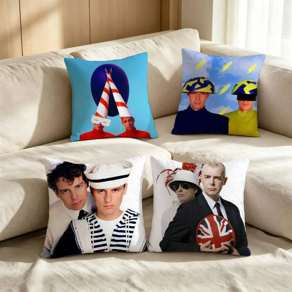 Music P-Pet Shop Boys Band Cushion Cover Pillowcase Upholstery pillows for sofa Throw Pillow Home Decor Pillowcas