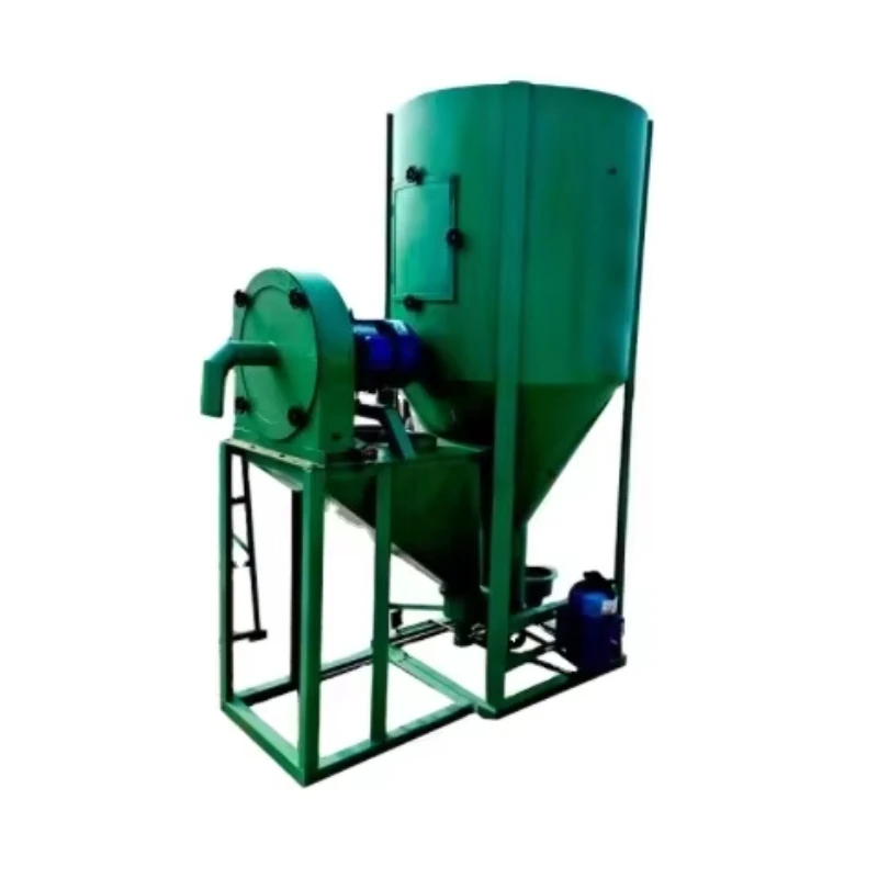

500kg Automatic Vertical Feed Grinder Mixer Farm Animal Poultry Feed Processor Grain Grinder