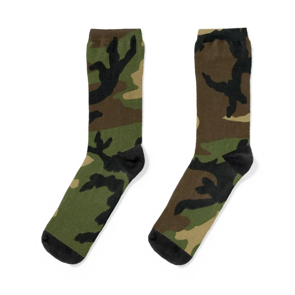 

Camo Socks with print christmas gift floor Designer Man Socks Women's