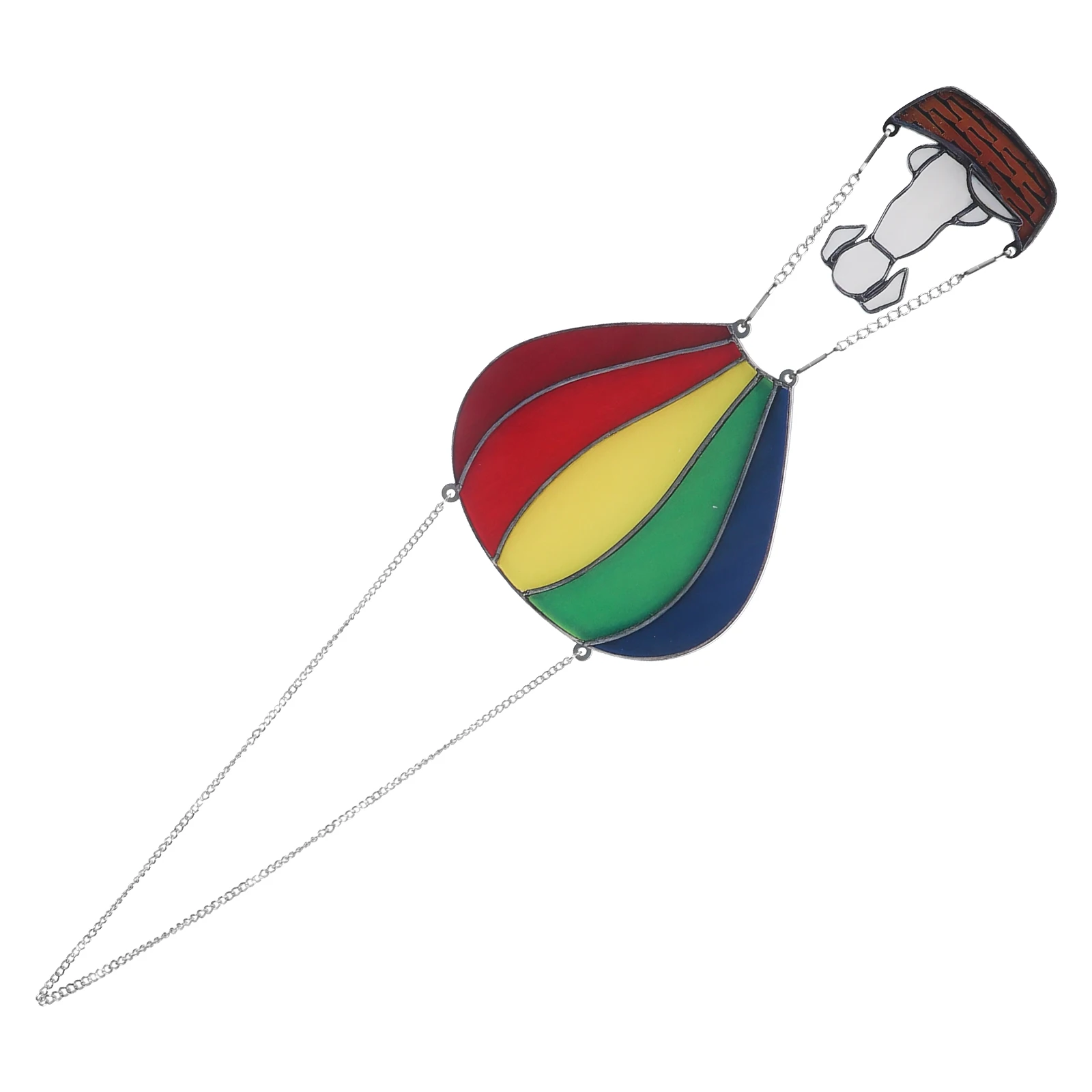 Window Hanging Rainbow Hot Air Balloon Decorations Model Acrylic Colorful Ornament