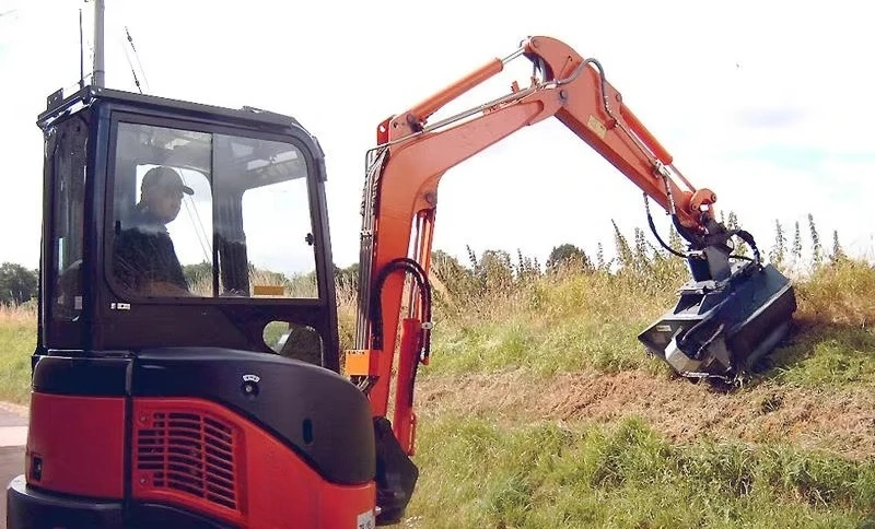 حفارة صغيرة جزازة العشب مرفق السكتة الدماغية 2-السكتة الدماغية 4-السكتة الدماغية المطرقة جزازة Mulcher جديد ترس المحرك معدات مزرعة البناء #4