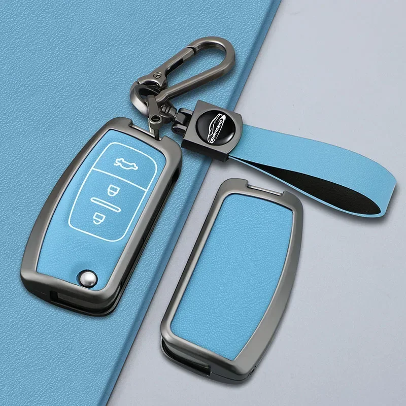 Zinc Alloy Car Key Case Cover Protection For Ford Fiesta Focus 2 Ecosport Kuga Escape Falcon B-Max C-Max Eco Sport Galaxy