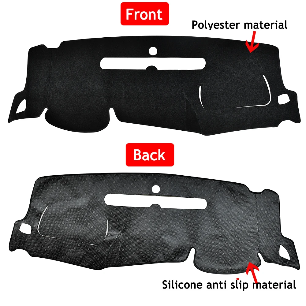 For Chevrolet Silverado/GMC Sierra 2007-2013 Car Dashboard Cover Mat Dash Board Sun Shade Anti-UV Pad Sun-proof Carpet Cushion