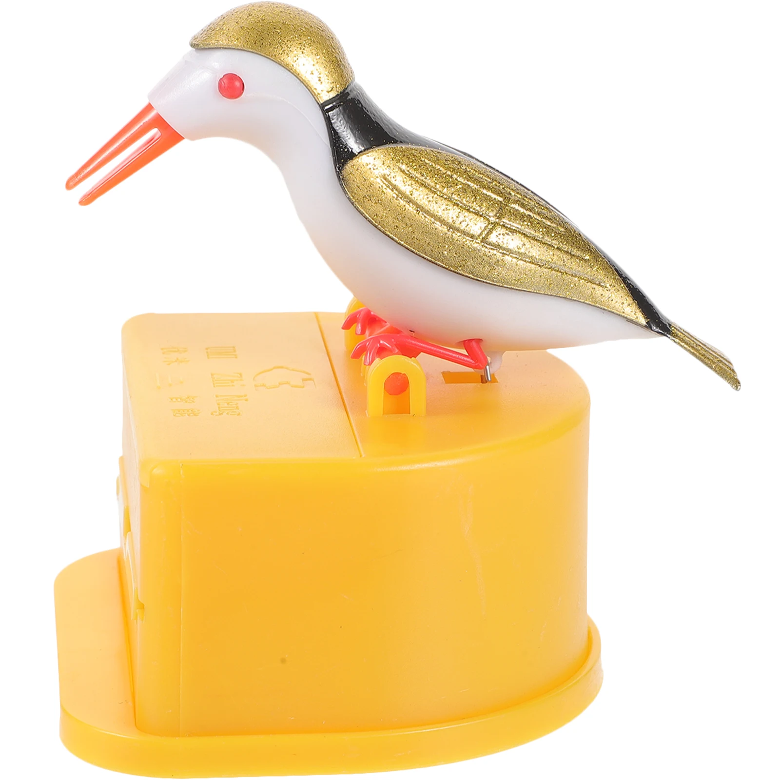 

Press Toothpick Box Bird Dispenser Holder Cartoon Funny Cute Plastic for Kitchen