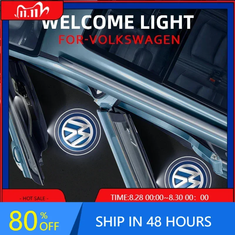 

Новинка! Проектор логотипа для дверей VW Golf GTI 2026: лазерная подсветка с эффектом призрака, ночник, лампа приветствия для Volkswagen.