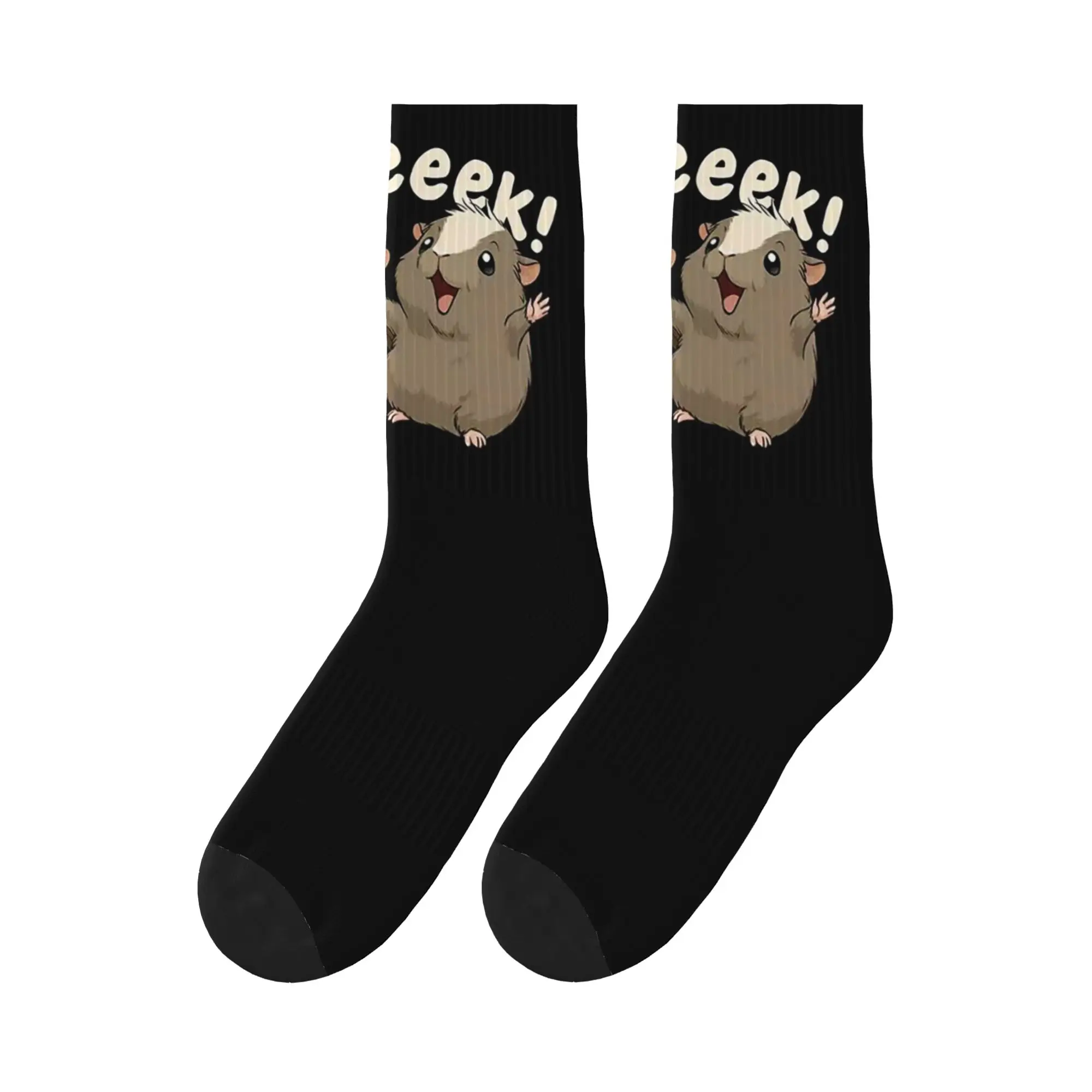 

Happy Guinea Pig Sports Socks High Quality Stockings All Season Long Socks for Man's Woman's Birthday Present