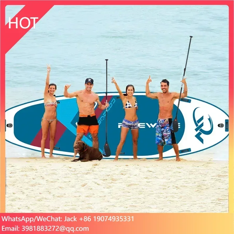 2024 Factory Wholesale Inflatable Big Paddle Board 4-8 Person Big Team Sup Boards