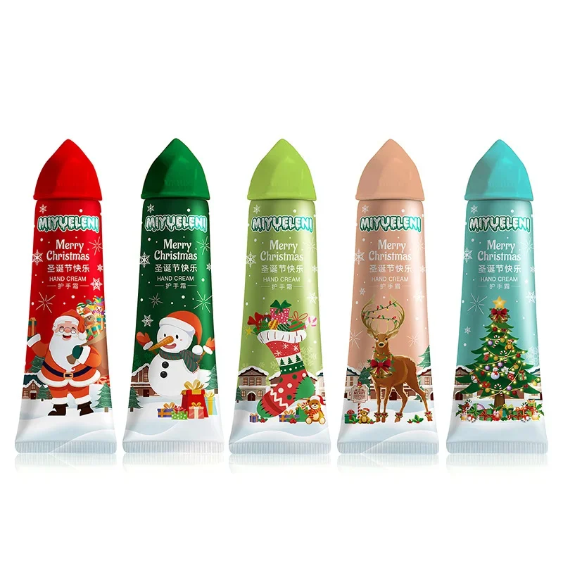 

Mi Yue Le Ni Ice Cream Christmas Series 5 Pack Hand Cream 30g Moisturizing Non greasy Moisturizing and Refreshing