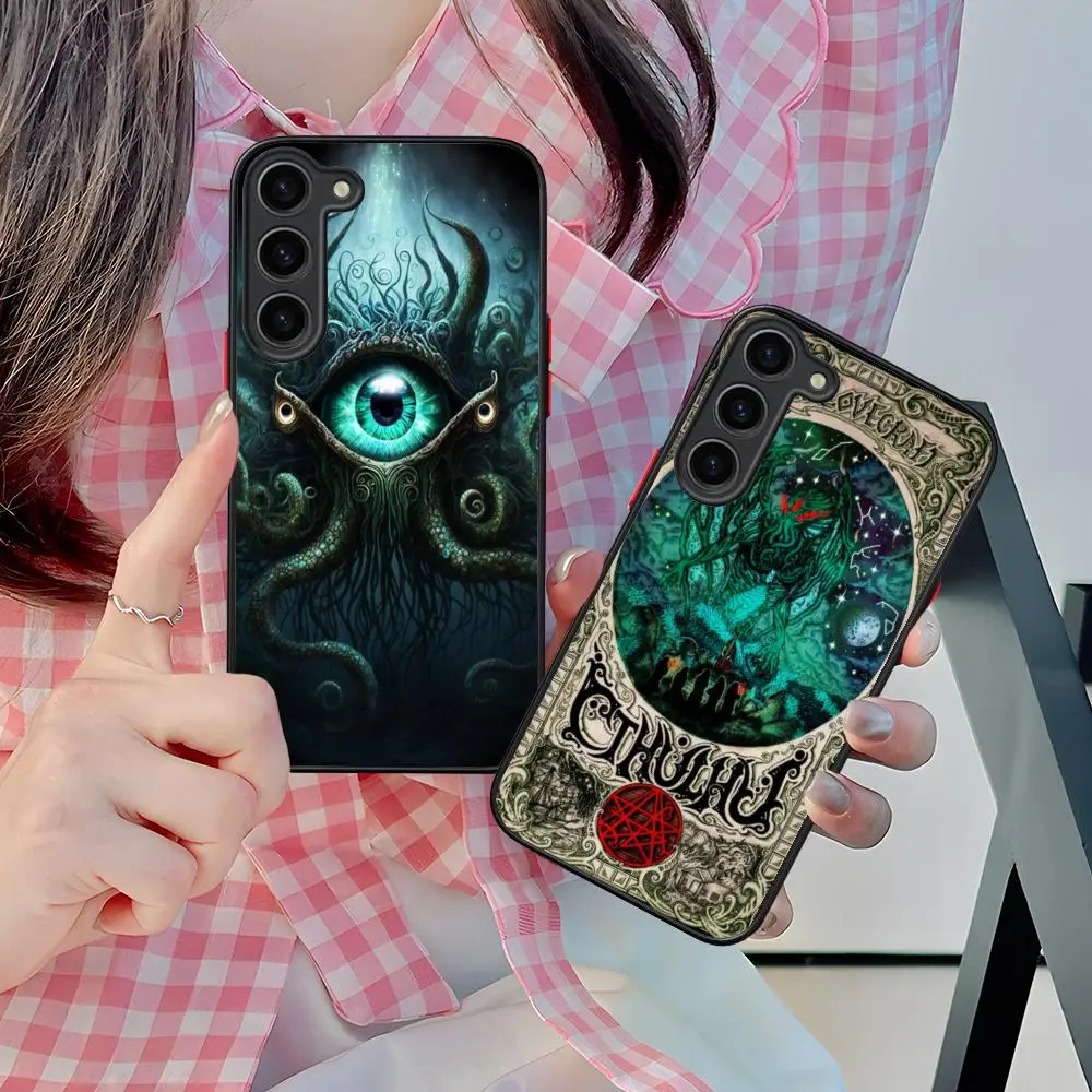 Great Mythology Cthulhu Phone Case for Samsung Galaxy S26 S25 S24 S23 S22 S21 Plus FE Ultra Skin Feel Shockproof Cover