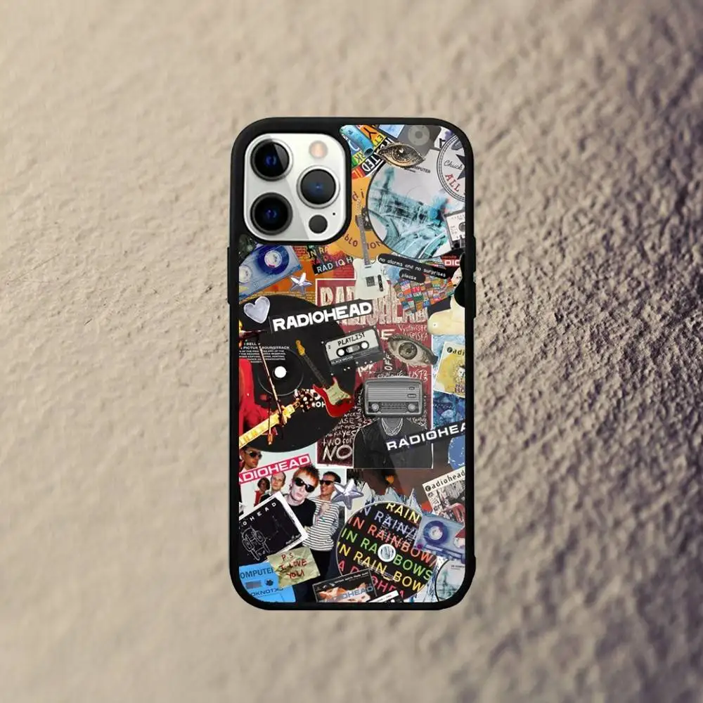Funda de teléfono Radiohead Rock Band para iPhone 17,16,15,14,13,12,11,Pro,Max,Plus,Mini,SE4,E carga inalámbrica Magsafe magnética