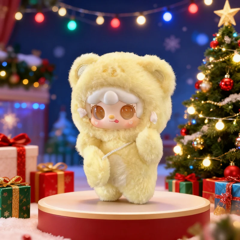 Bite the Little Bear series blind boxes cute toy models trendy toys mystery boxes backpack decorations collectible gifts