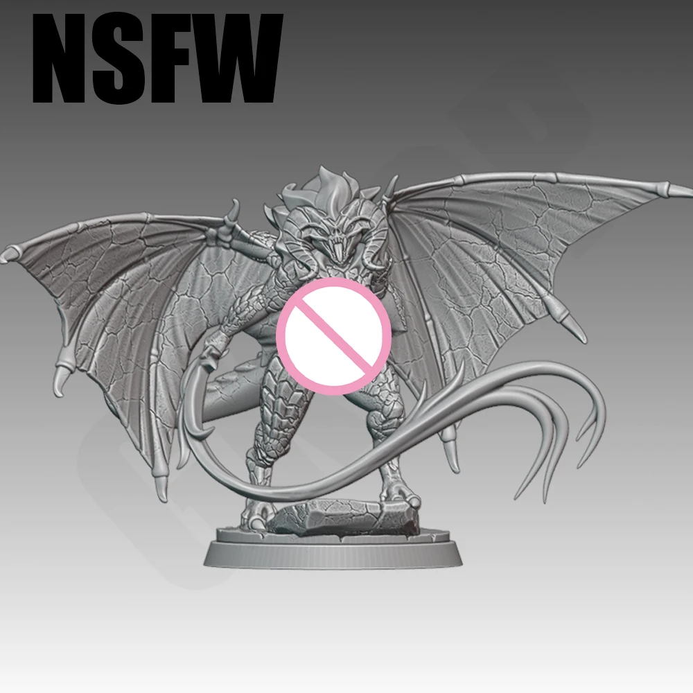 1/24 NSFW Belle Balrog Sexy Balrogs résine modèle Figure jouet artisanat non assemblé Miniature réduction Statue non peint Kit