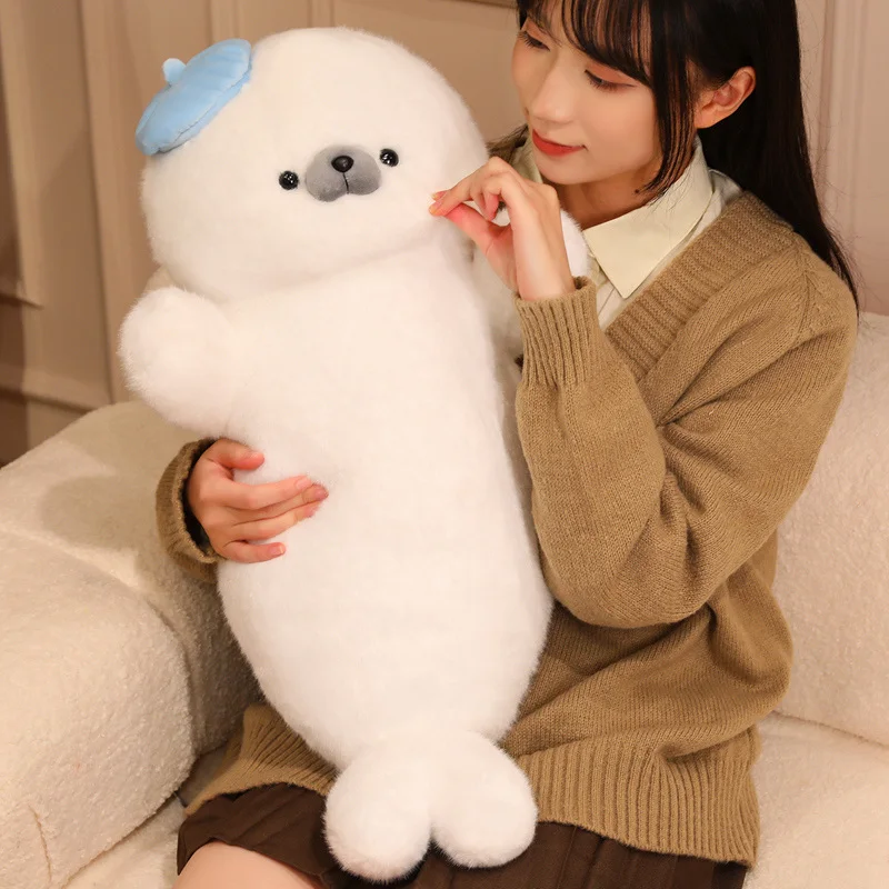 Seal plush pillow style detail image
