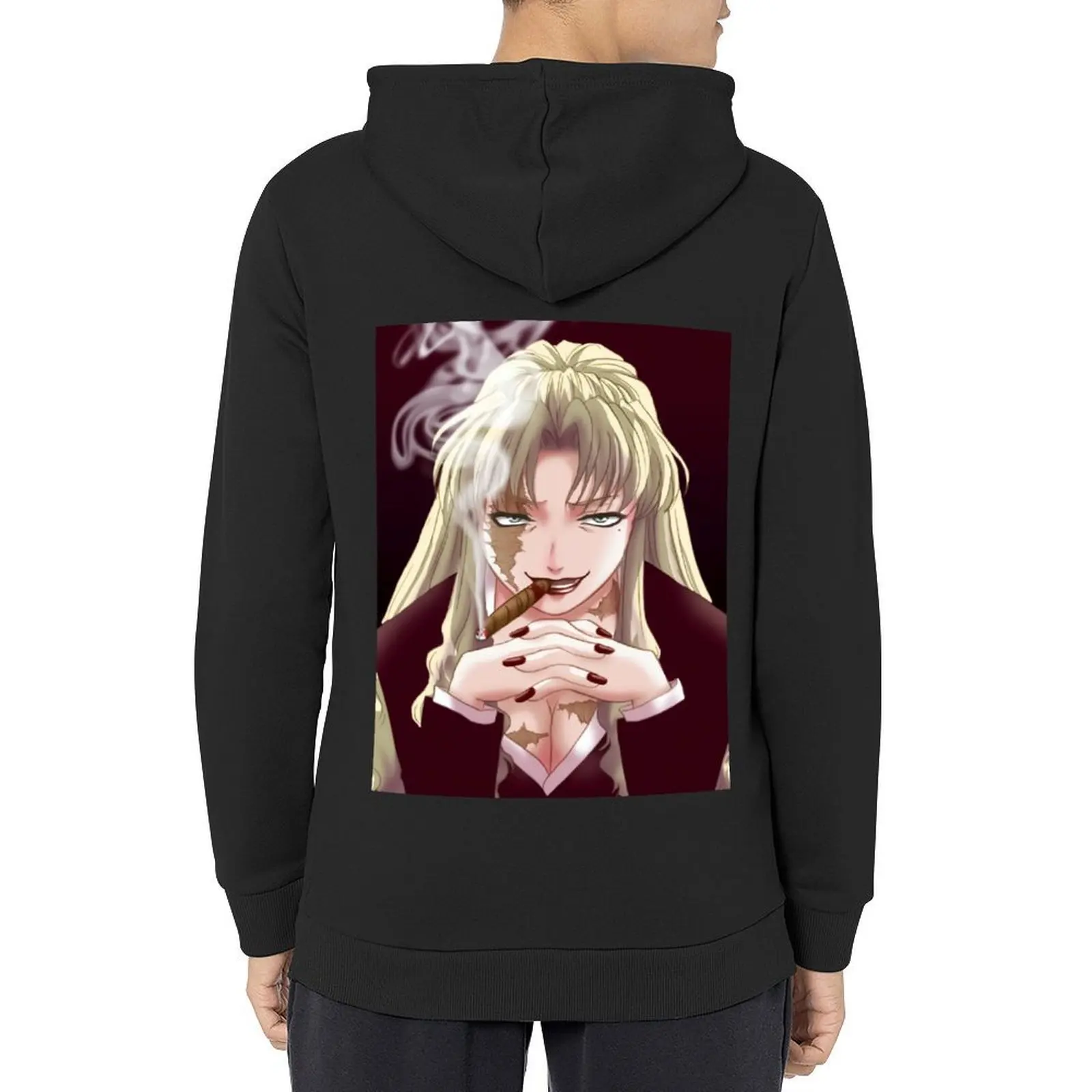 

Balalaika Black Lagoon Artwork Hoodie anime clothing mens designer clothes anime clothes mens clothing mens hoodies