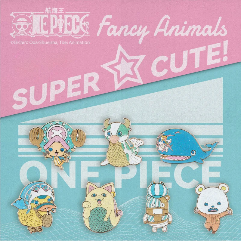 Boîte aveugle officielle à épingles pour animaux ONE PIECE, 1 pièce (7 styles réguliers + 1 style caché), adorable collection complète d'équipage, parfaite pour l'affichage