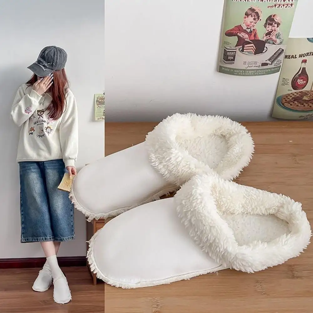 Winter Warm Insoles Thickened Plush Liner Shoes Charm Insoles Women Men Shoe Covers For Clogs Removable Shoe Pads Accessories