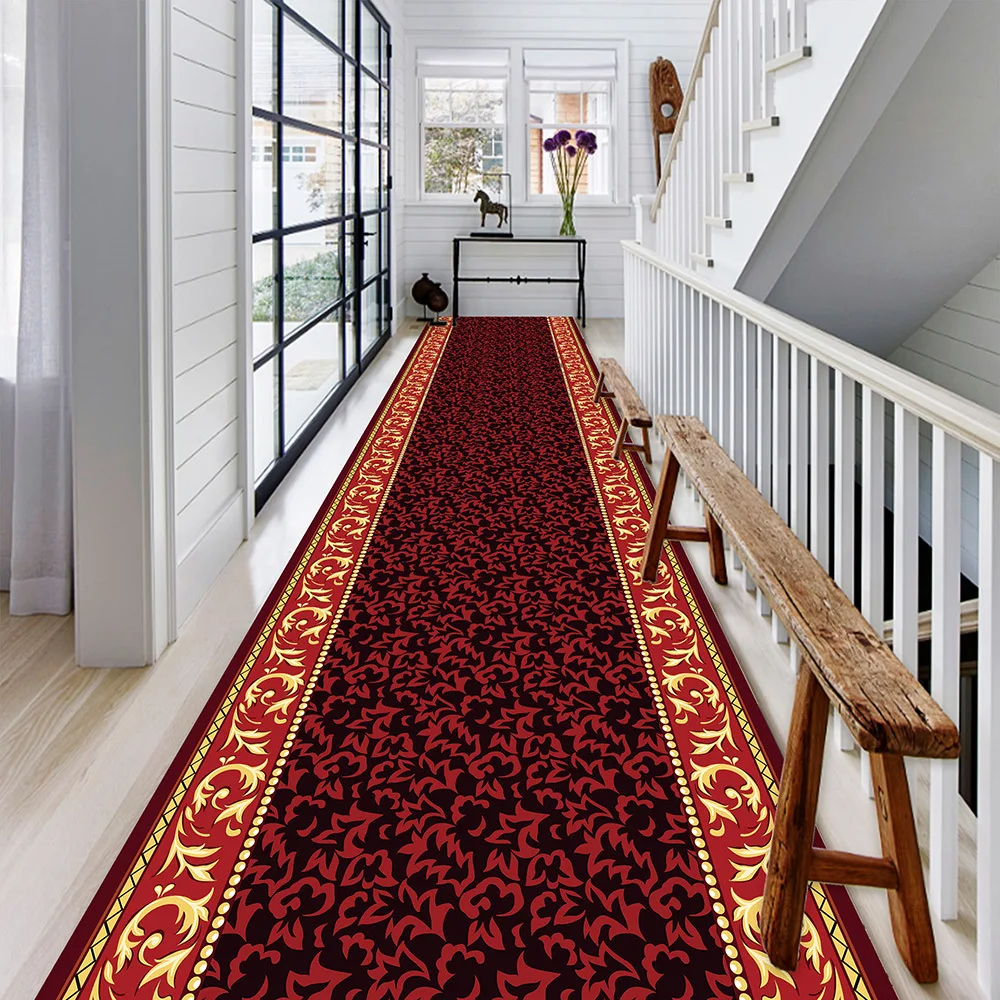 Luxury Modern Hallway Carpet Stair Mat Hotel Floor Mats for the Corridor Passageway Runner Rugs can be Customized