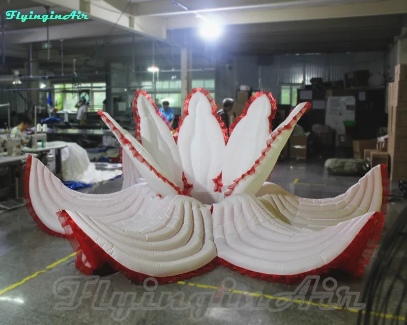 Large 4m Inflatable Flower and 2 of 10m Flower Chain