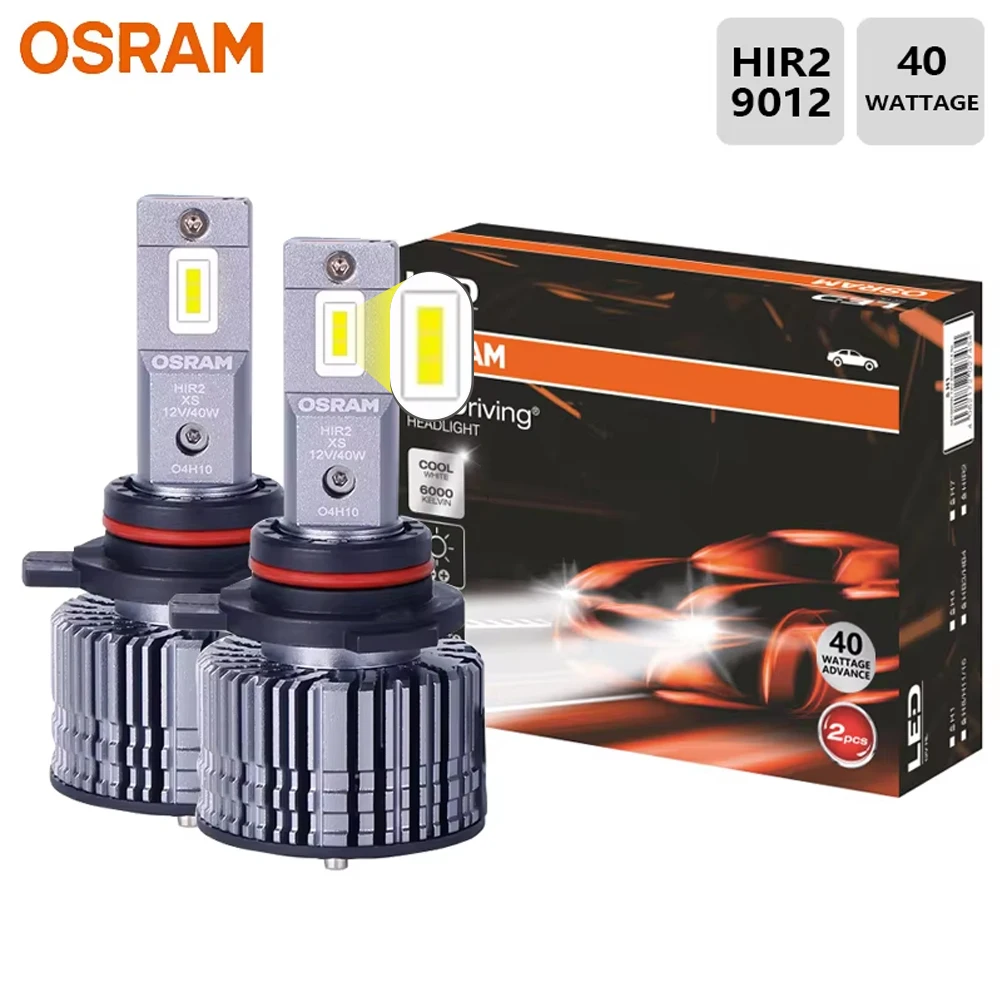 

OSRAM LED HIR2 9012 XLZ Advance 40 Вт Яркие люмены Авто Лампа 6000 К Белая Автомобильная светодиодная лампа Дневные ходовые огни DRL Турбовентилятор 12/24 В