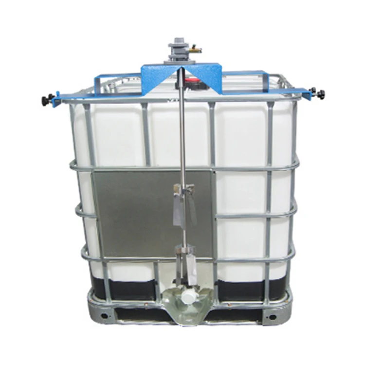 Pneumatic Mixer with Bracket for 1000L IBC Tank,  Air Agitator , Pneumatic Stirrer with Steel Plate