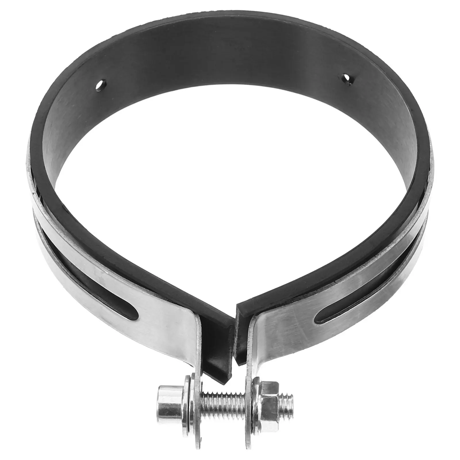 

Adjustable Joint Exhaust Clamp Sleeve Coupler Bolt Band for Motorcycle Exhaust Pipe Repair Replacement Clamp Vibration Noise