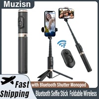 2025 NEW Bluetooth Selfie Foldable Wireless Tripod with Bluetooth Shutter Monopod Live Photograph for iphone