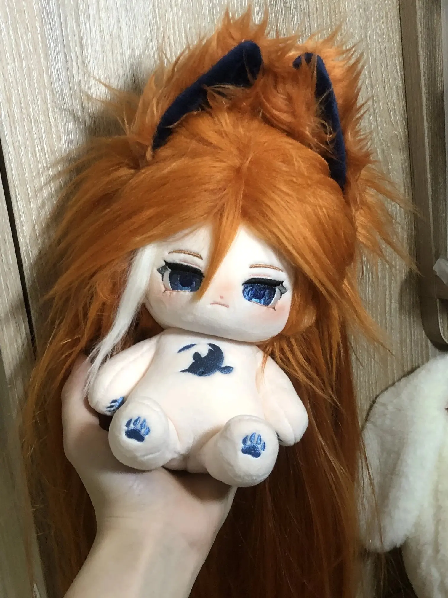 

In Stock 20cm Genshin Impact Tartaglia Ajax Dolls Comic Doll Cushions Pillows Fans Gift Plush Naked Doll