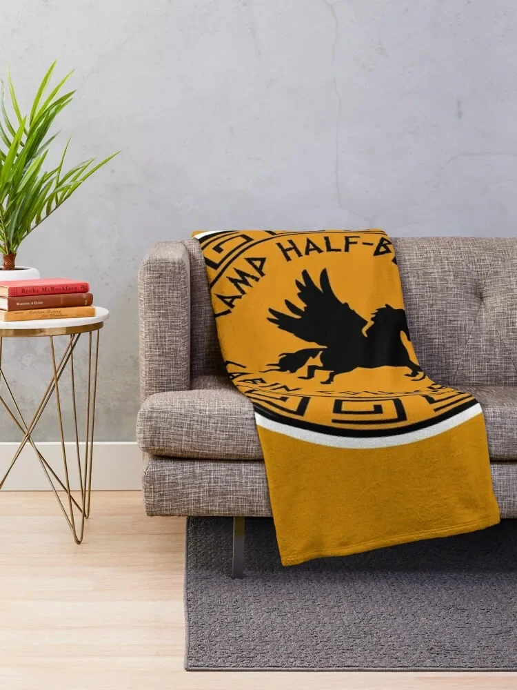 Camp Half-Blood Counselor Badge Throw Blanket warm winter Flannels for sofa Blankets