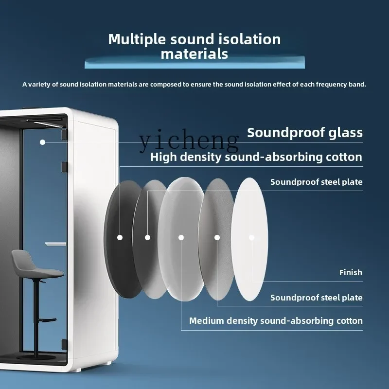 XL silent warehouse mobile cabin phone booth soundproof room shared piano room singing room