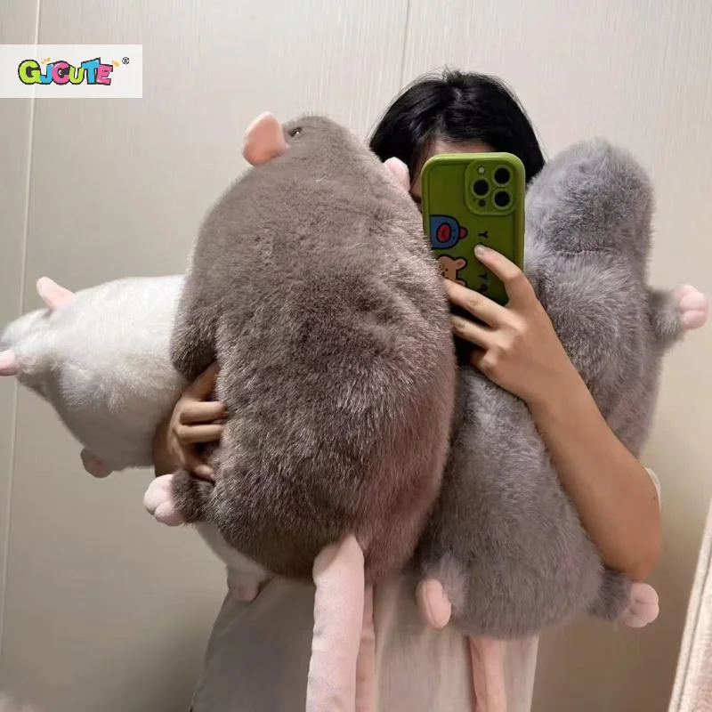 

Милая цветочная мышь, игрушка Plu S, подушка, детская кукла, подарок на день рождения, мягкая виниловая ткань, игрушки из полипропилена, хлопковая наполнитель