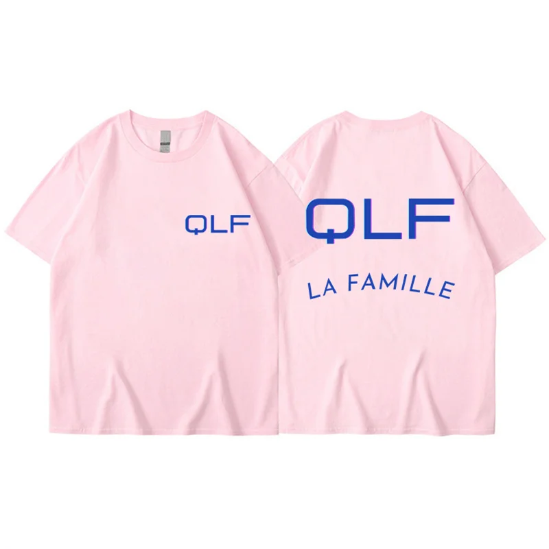 Qlf La Famille Men Women Fashion T-shirts Male Cotton West Tshirt Le Monde Chico Album for PNL Lovers French Rap Band Print Tees