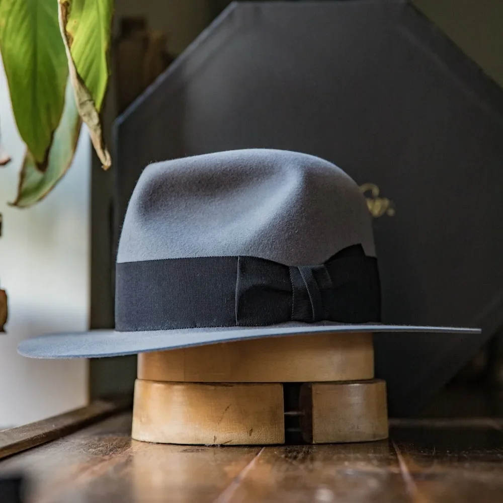 Luxury Wool Felt Fedora Hat French Style Unisex Timeless Elegant Autumn Winter Fashion