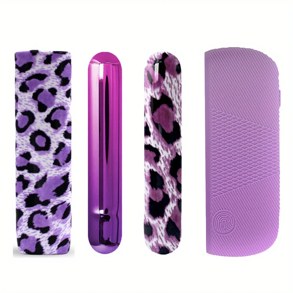4 قطعة/الوحدة قطعة واحدة قذيفة + سيليكون + 2 غطاء جانبي ليوبارد طباعة ل ICOS Ilum a + ONE الغطاء الواقي #3