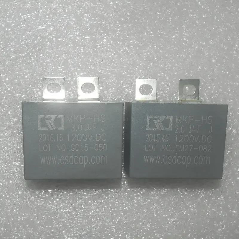 2PCS/LOT MKP-HS 2UF 3uf 1200VDC 2.0UF 3.0UF High Voltage Copper Foil IGBT Protective Thin Film Capacitor