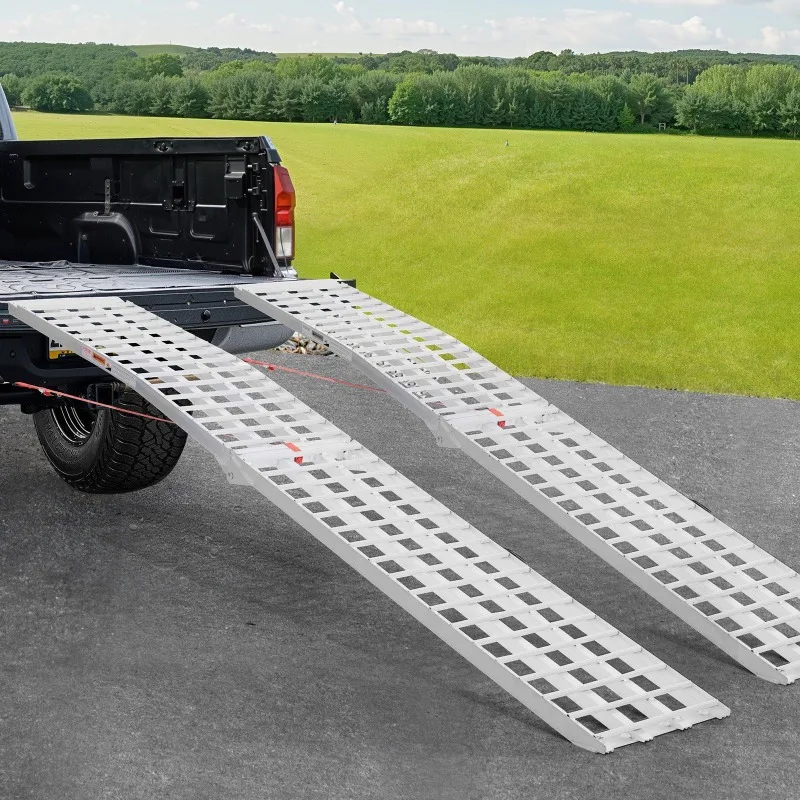 

2000 lbs Aluminum Ramps 2Pcs Heavy-duty Loading Ramps with Handles