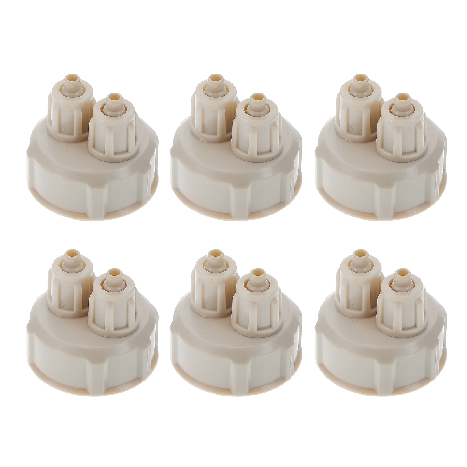

6pcs CO2 Bottle Caps High-grade Screw Fitting Beer Soda Adapter Carbonation Aquarium DIY Reactor Travel