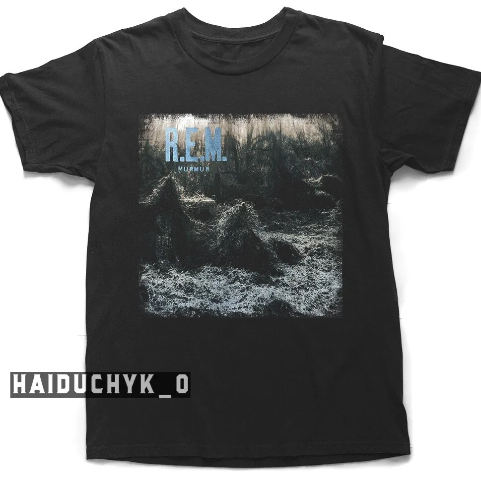 

REM R.E.M Murmur Unisex Black T-shirt Size S-5XL